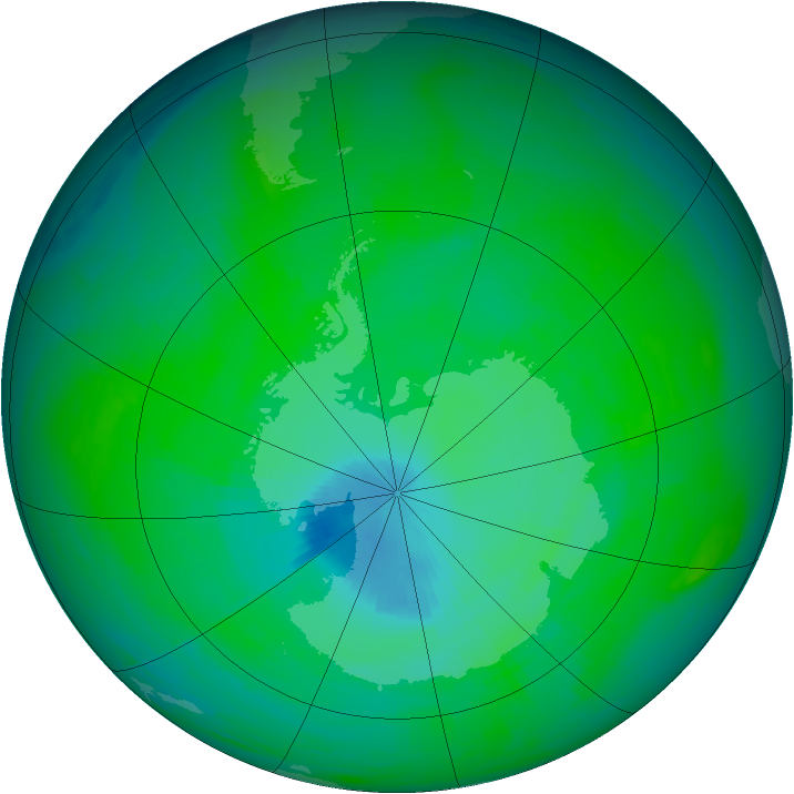 Ozone Map 1984-12-11